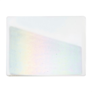 Bullseye 0113-0031 Hvid Regnbue Irid Opal 3mm